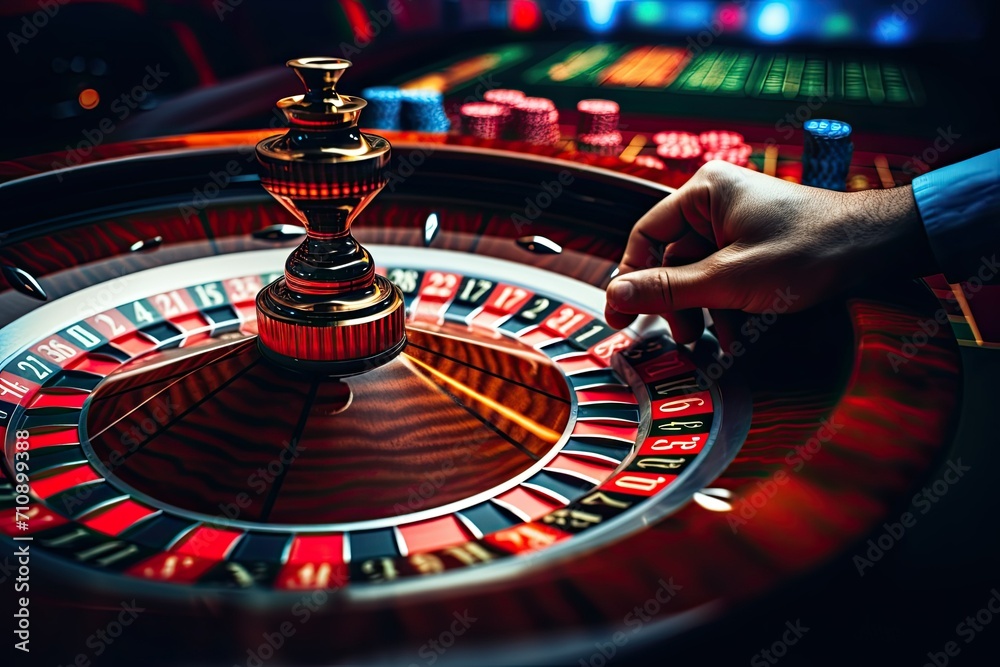 casino roulette table