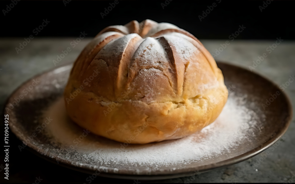 Capture the essence of Pan Dulce in a mouthwatering food photography shot