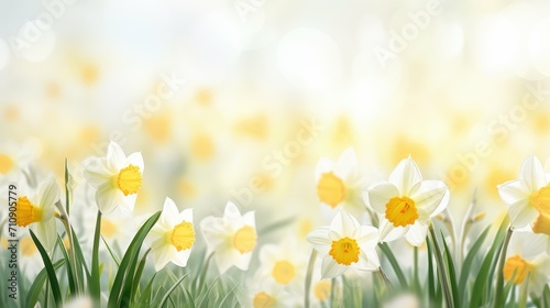 fresh white spring background illustration clean blossom, vibrant pastel, serene renewal fresh white spring background