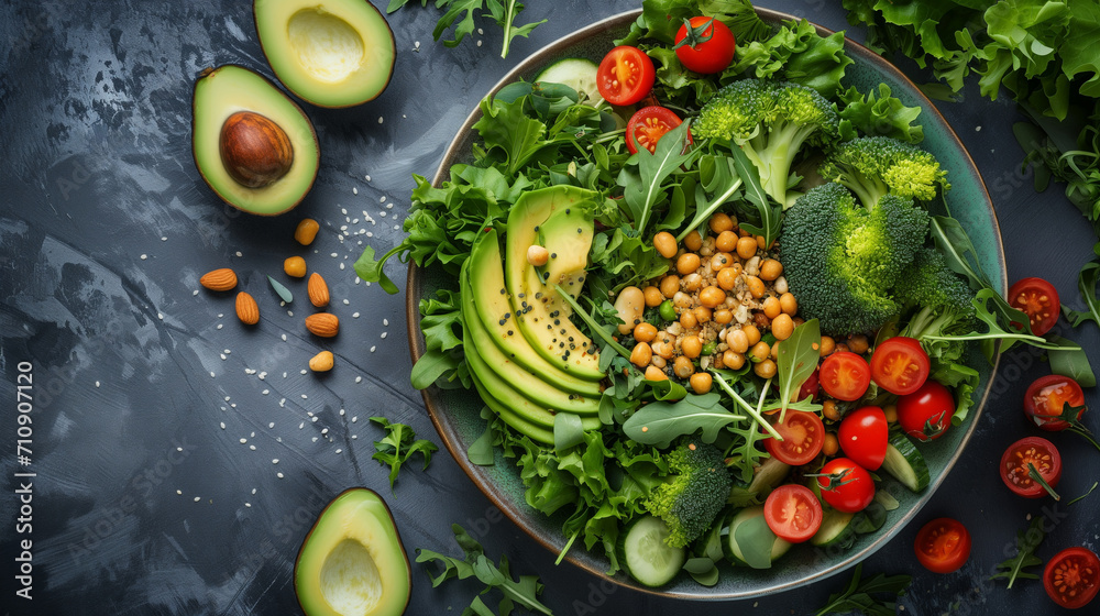 Organic Greens and Healthy Living Vibrant Salad Bowl Organic Greens and Healthy Living Vibrant Salad Bowl