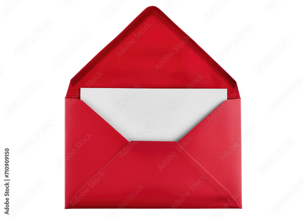 red envelope isolated on white background red envelope isolated on white background