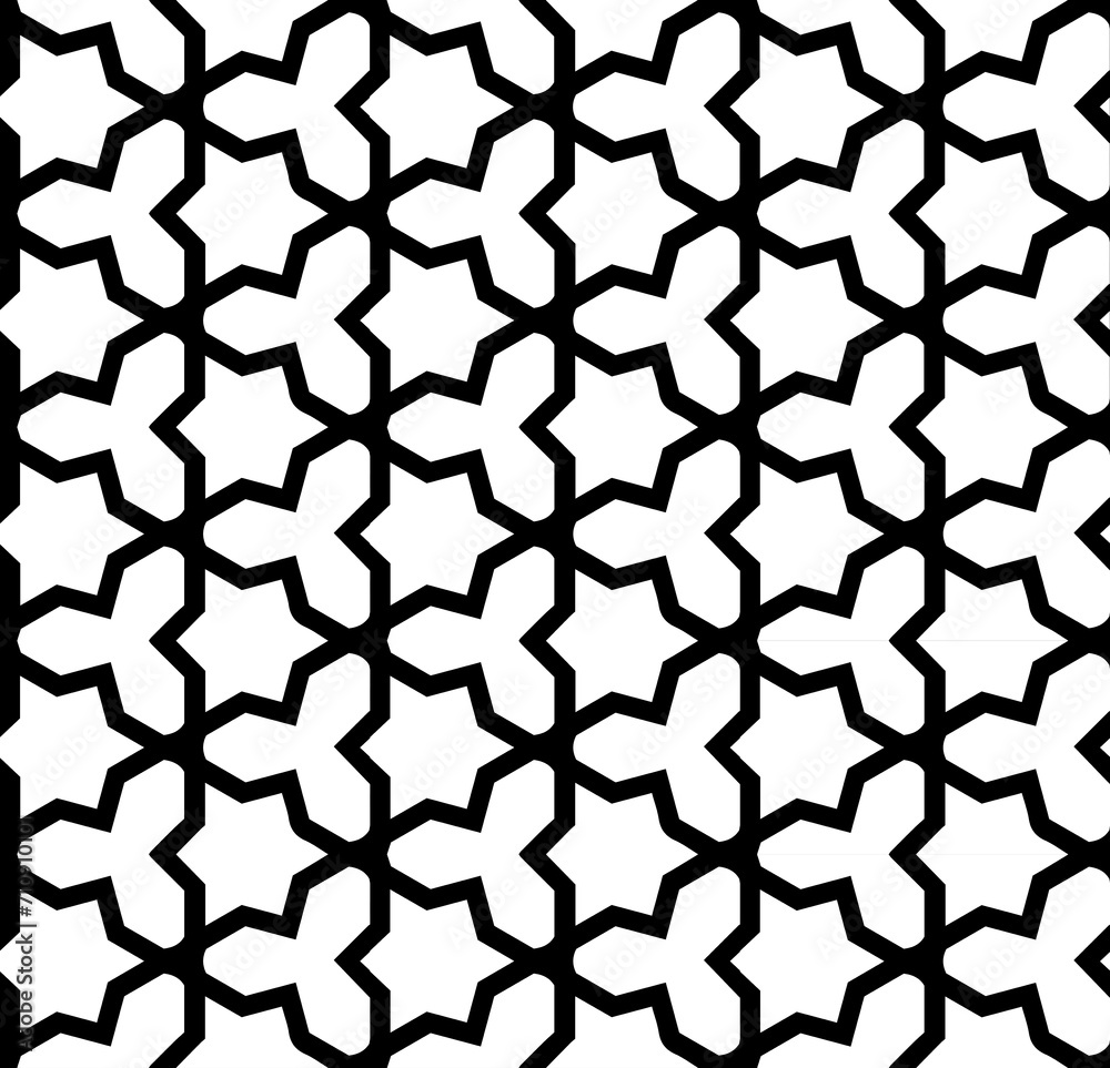 Naklejka premium Black seamless abstract pattern. Overlay for background and backdrop. Ornamental design. PNG graphic illustration with transparent background.