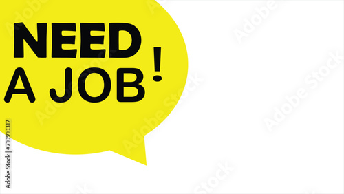 need job message is available with poster
