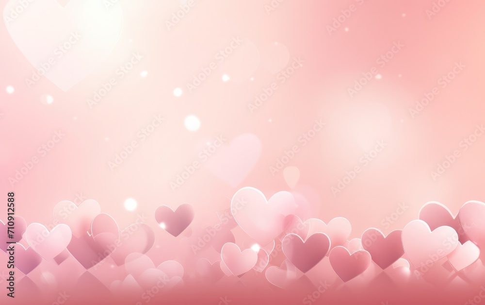 pink heart shaped background valentine's day