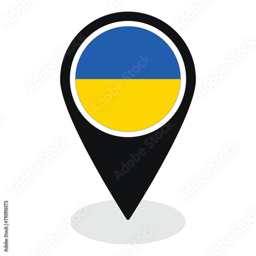 Ukraine flag on map pinpoint icon isolated. Flag of Ukraine Free Download Ukraine flag on map pinpoint icon isolated. Flag of Ukraine - GFXLoad