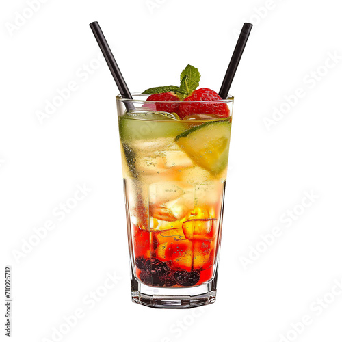 Kamikaze drink on transparent background