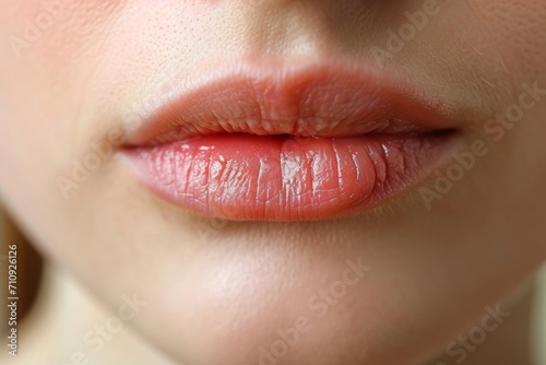 Close-up of woman's lips