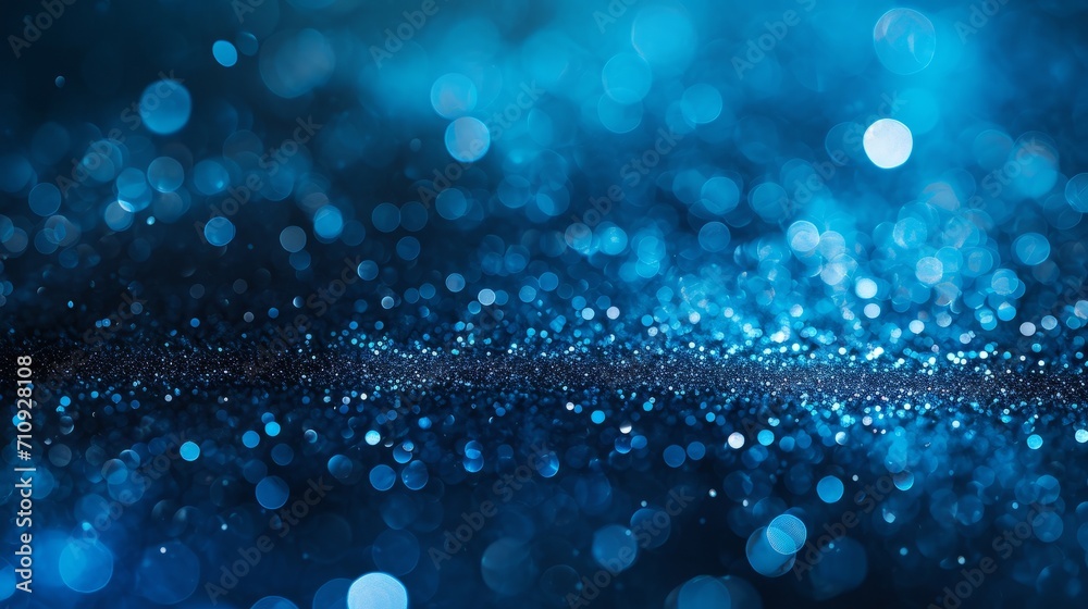 A blue nature background with sparkle. 