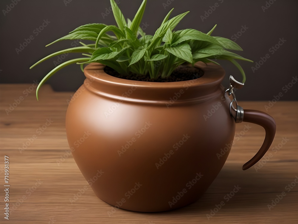 Fototapeta premium plant in a pot