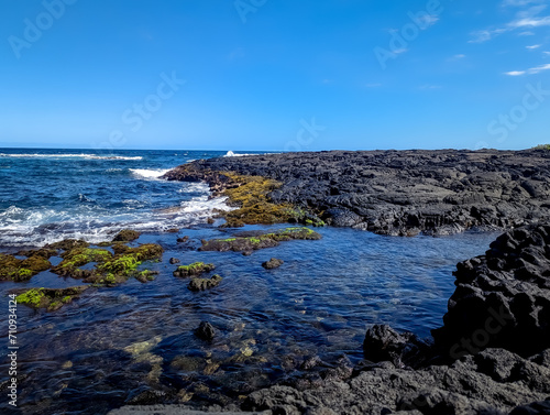 Punaluu Black Sand Beach Hawaii photo