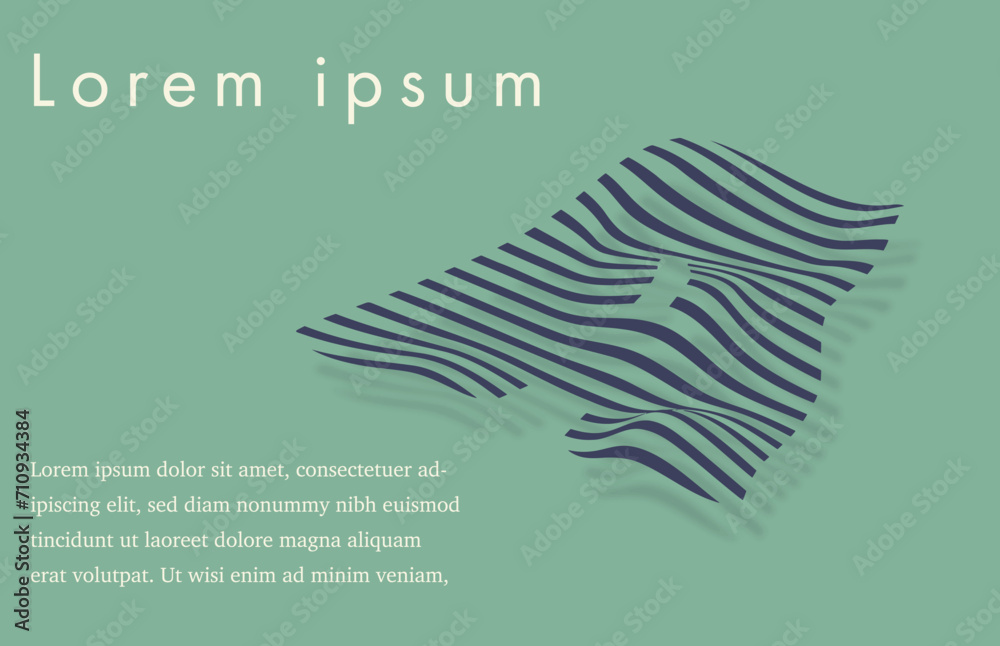 Obraz premium Vector abstract background. letter on background with place for your text.