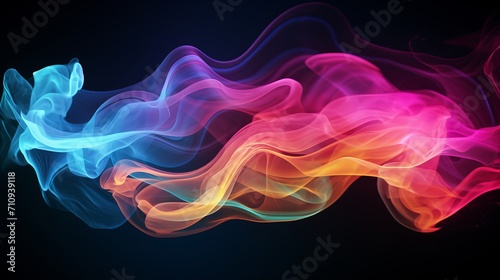 Smoke that is 3d in color