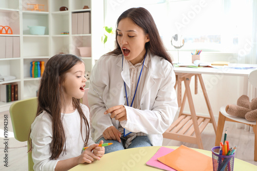 Female Asian speech therapi...