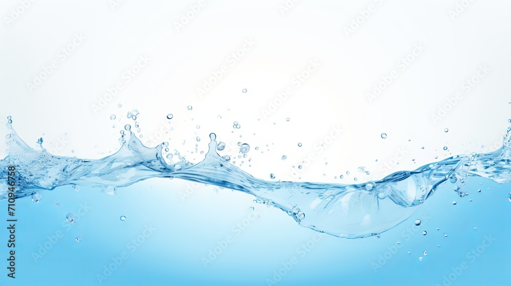The background is covered in splashes of fresh water The background is covered in splashes of fresh water