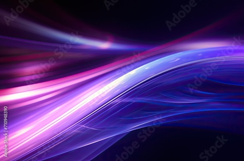 Vibrant Purple and Blue Energy Flow