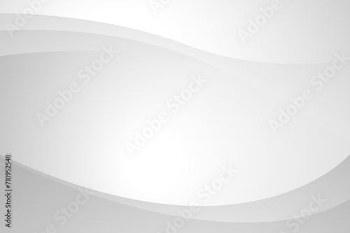 Minimalist Abstract white and gray wave background design. texture white pattern. vector illustration