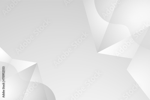 Minimalist Abstract white and gray shape background design. texture white pattern. vector illustration