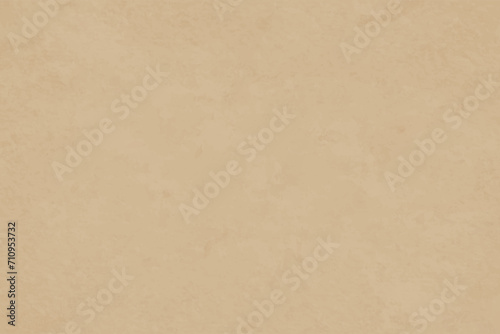 Kraft recycled texture paper background, grunge old parchment banner template. Vector illustration.