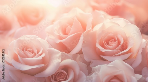 petals beauty roses background illustration bloom fragrance, garden vibrant, delicate romantic petals beauty roses background