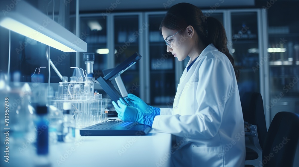 During their work in an equipped laboratory, the chemist, doctor, and coworker are sharing information about the dna mutations involved in vaccine development. During their work in an equipped laboratory, the chemist, doctor, and coworker are sharing information about the dna mutations involved in vaccine development.