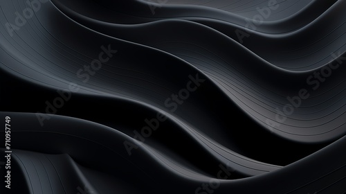 In 3d illustration and rendering, the texture of black shapes is used to create a background.