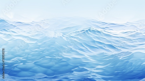 The background is blue and has a texture that resembles water waves.
