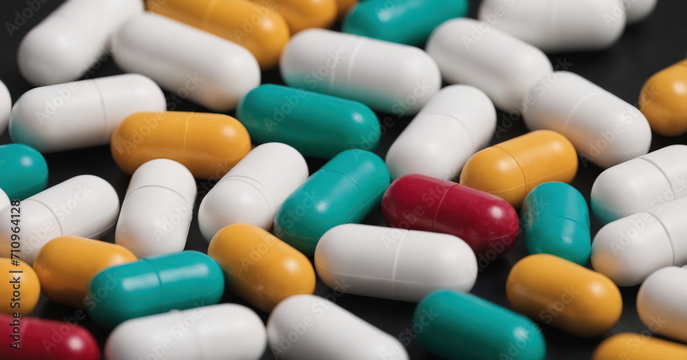 A conceptual image representing generic medicine with discount labels, emphasizing accessibility and affordability in healthcare. The white tablets in a container symbolize pharmaceutical care A conceptual image representing generic medicine with discount labels, emphasizing accessibility and affordability in healthcare. The white tablets in a container symbolize pharmaceutical care