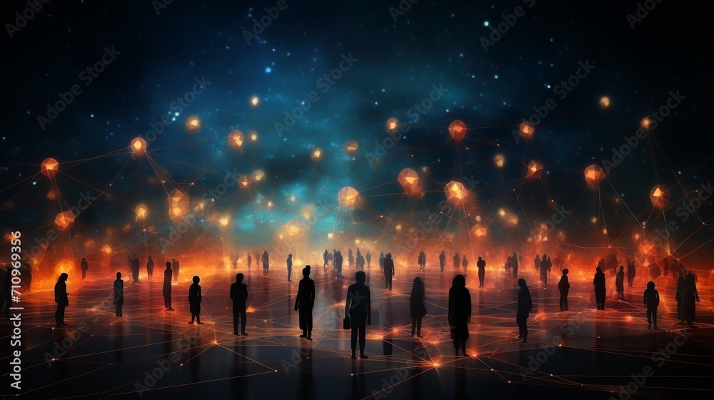 Obraz premium Digital Market Pulse: Analyzing the Future of Finance