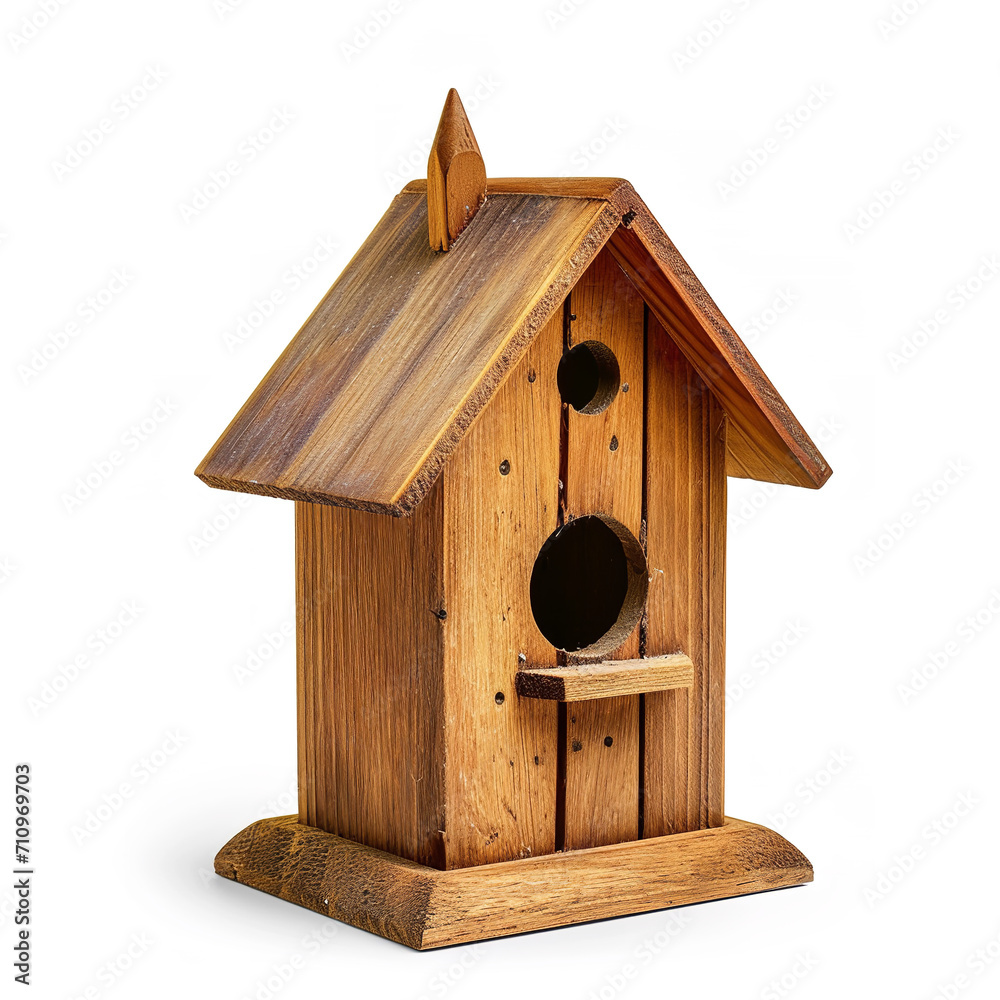 Birdhouse isolated on a white background Birdhouse isolated on a white background