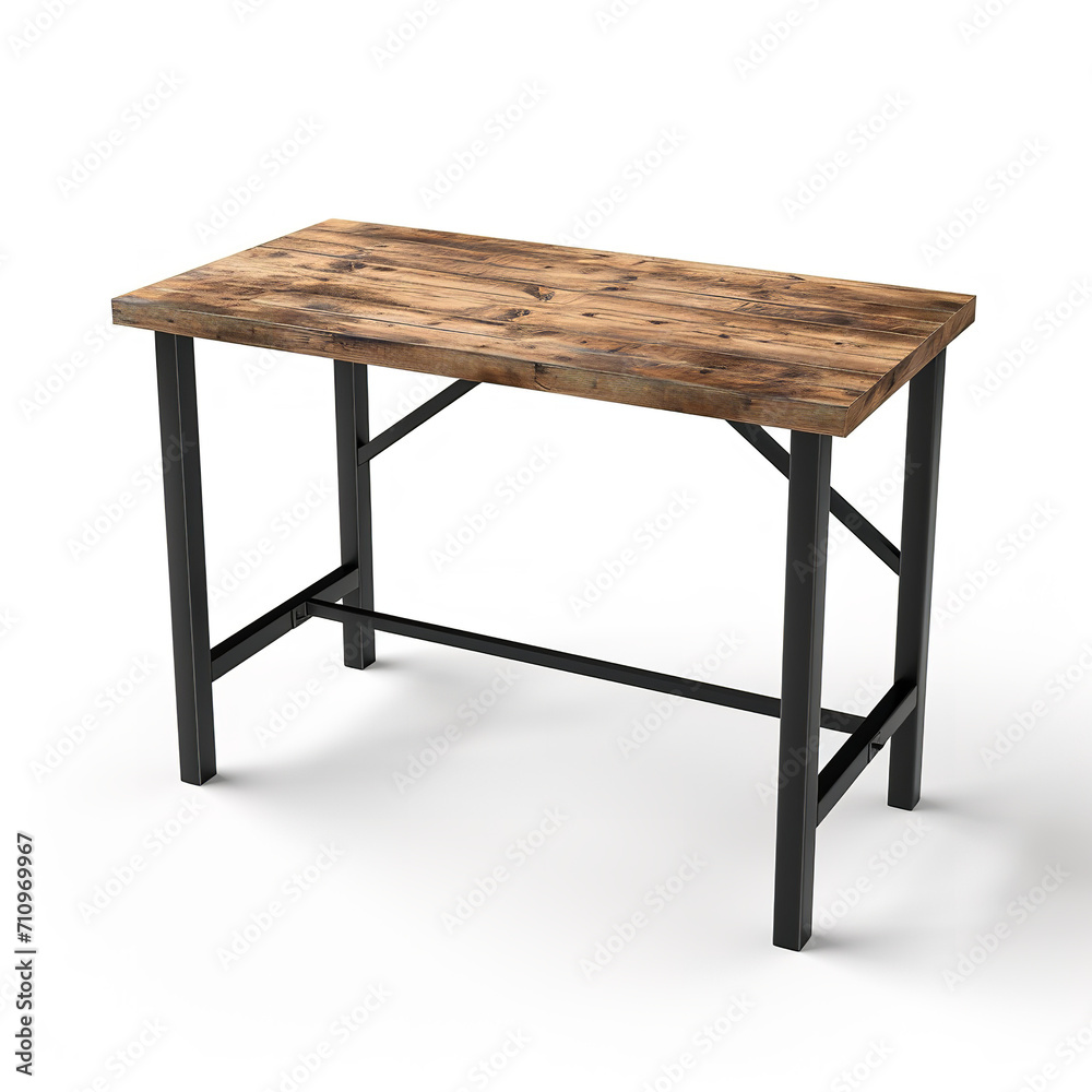 wooden table isolated on white wooden table isolated on white