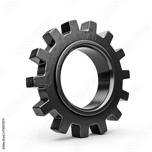 Gear wheel (parameters) icon isolated on a white background