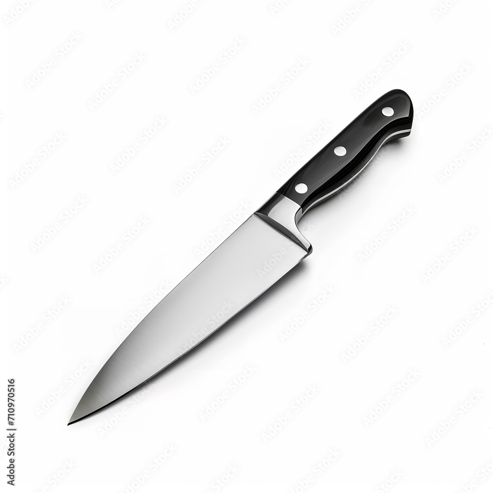 Kitchen knife isolated on a white background Kitchen knife isolated on a white background