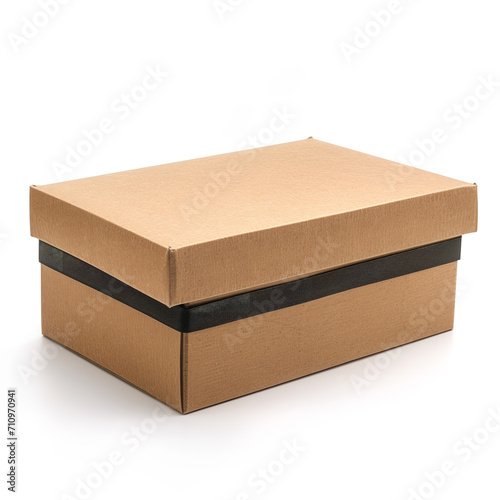 Shoe box isolated on a white background © Nate