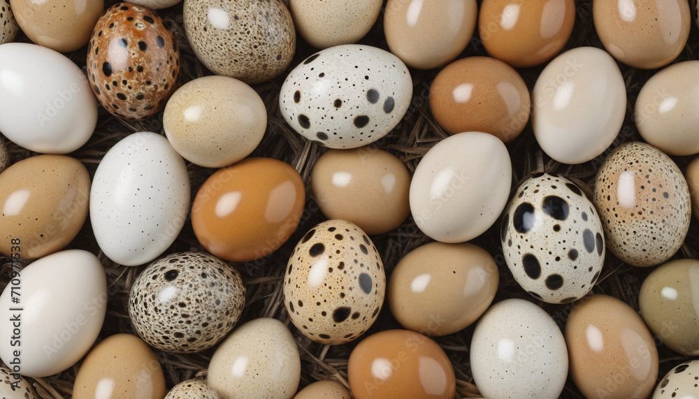 Quail eggs background, full frame. Quail eggs background, full frame.