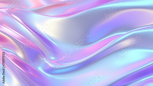 On a plastic texture background  there is a holographic gradient.