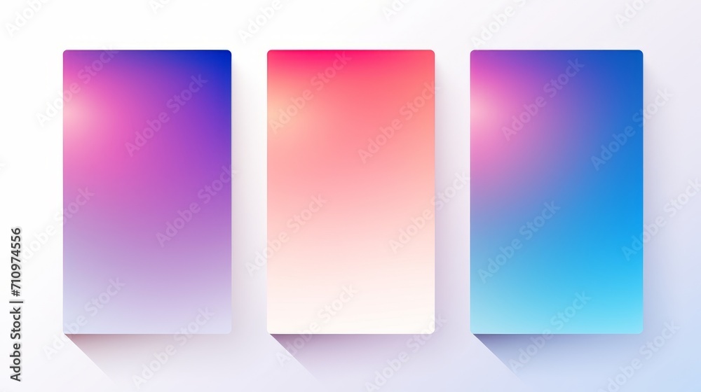 Abstract Gradient Graphic with Sparkles Border AI Generated