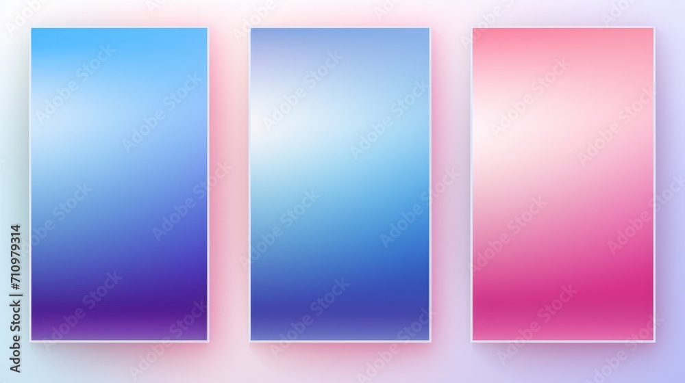 Colorful Blurred Gradient Background for Business Technology Poster AI Generated