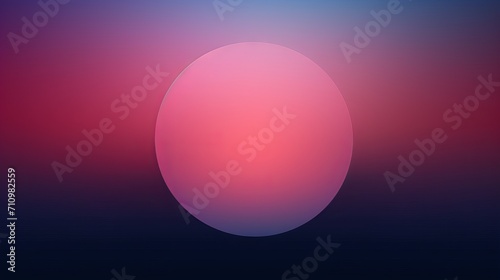 Minimalistic Clean Wallpaper with Twilight Circular Sphere AI Generated