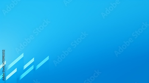 Business Growth Concept with Up Arrows on Blue Background AI Generated