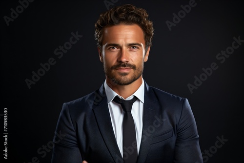 Businessman in suit and tie photo