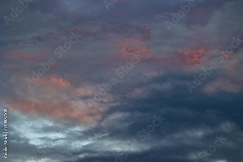 Different clouds after the storm with multiple colors and textures!