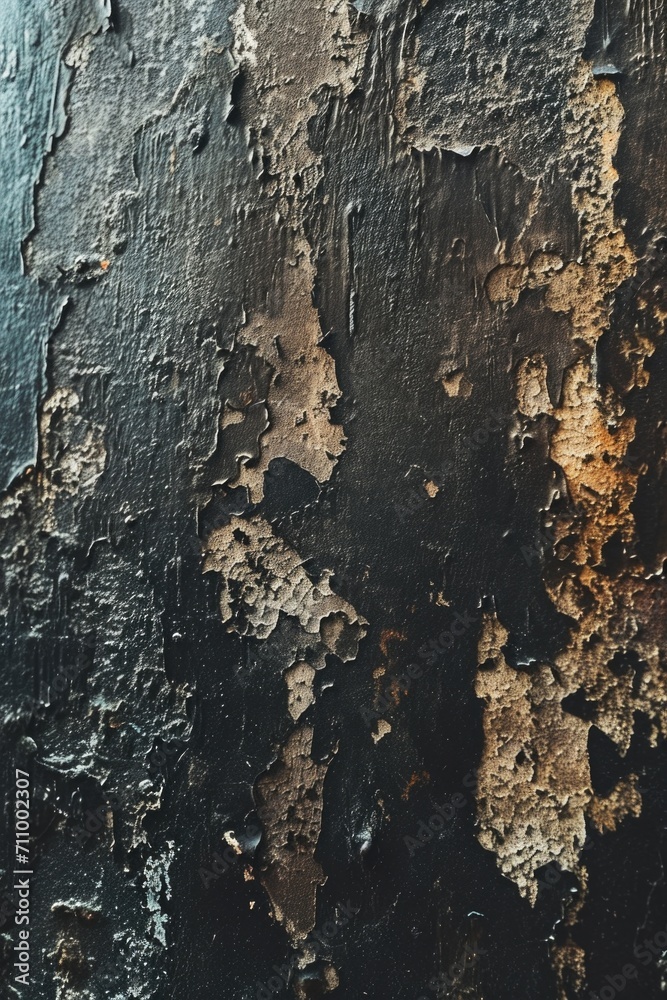 Peeling paint on a wall, can be used for texture or background purposes Peeling paint on a wall, can be used for texture or background purposes
