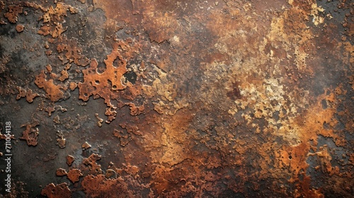 A rusted metal surface with visible rust. Can be used for industrial or grunge-themed designs