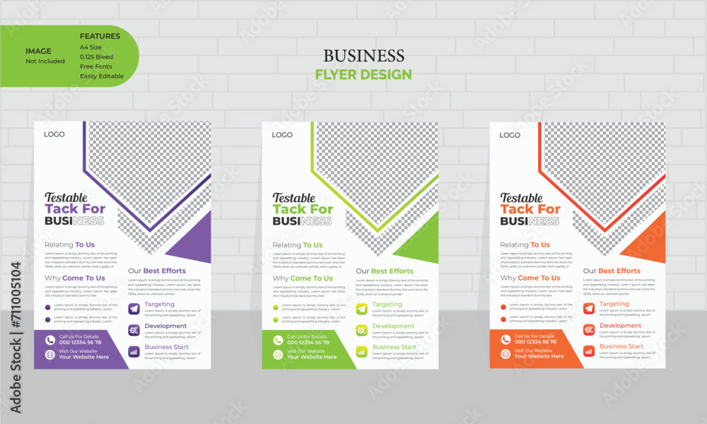 Creative business flyer design Creative business flyer design