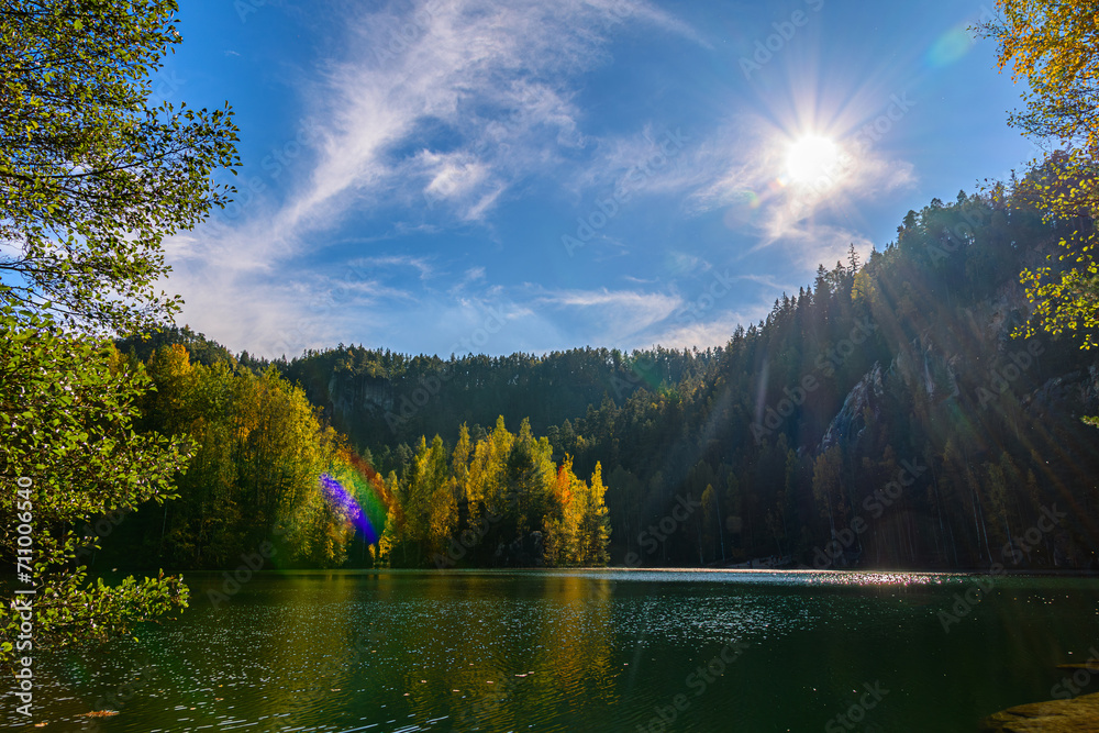 Obraz premium landscape with lake