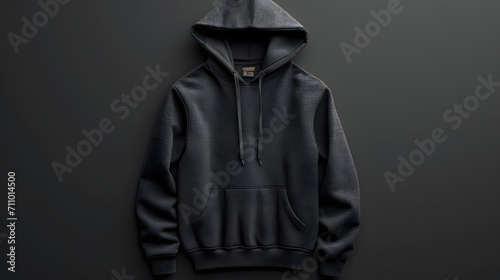 Fashionable: Blank Hoodie, Sweater, Top View, 