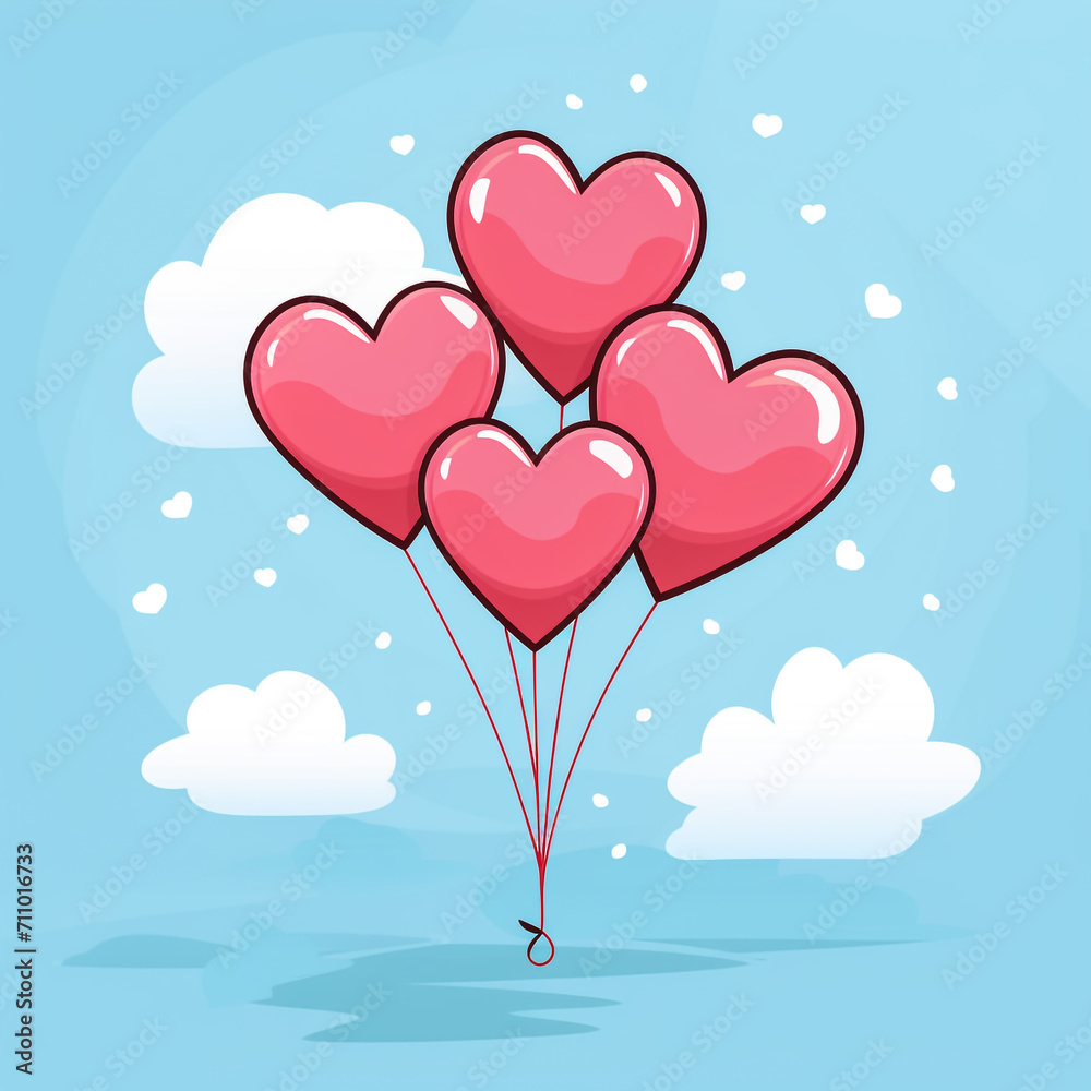 Happy Valentine's Day Ballons