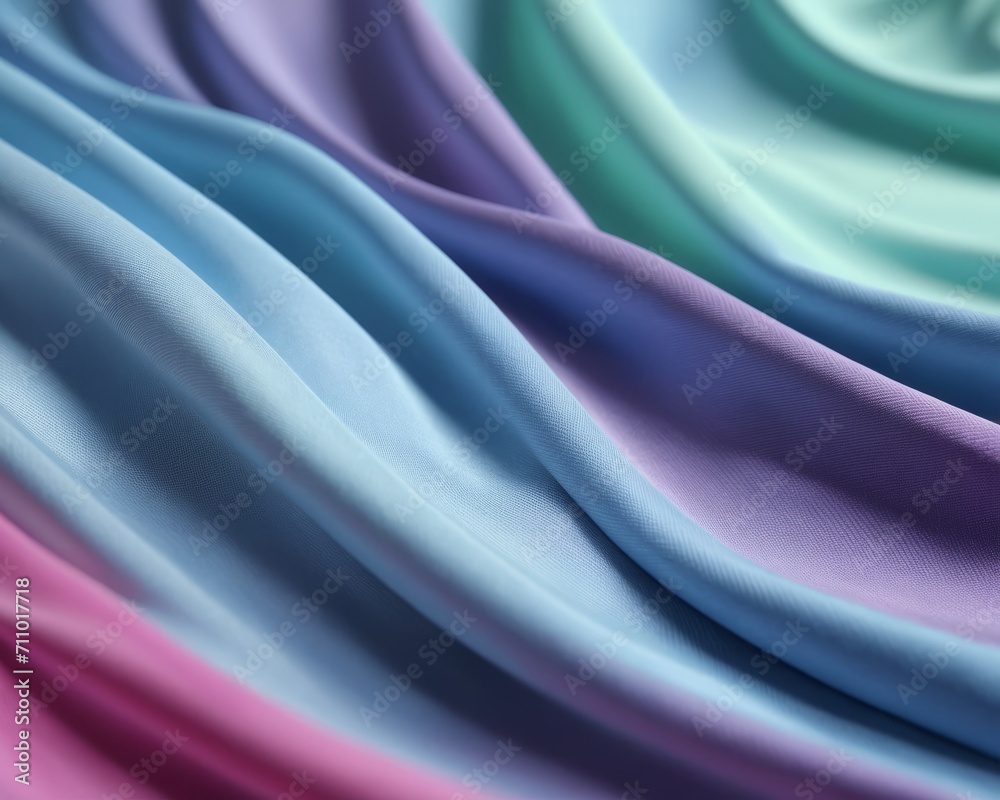 Obraz premium Elegant Fabric Waves Texture