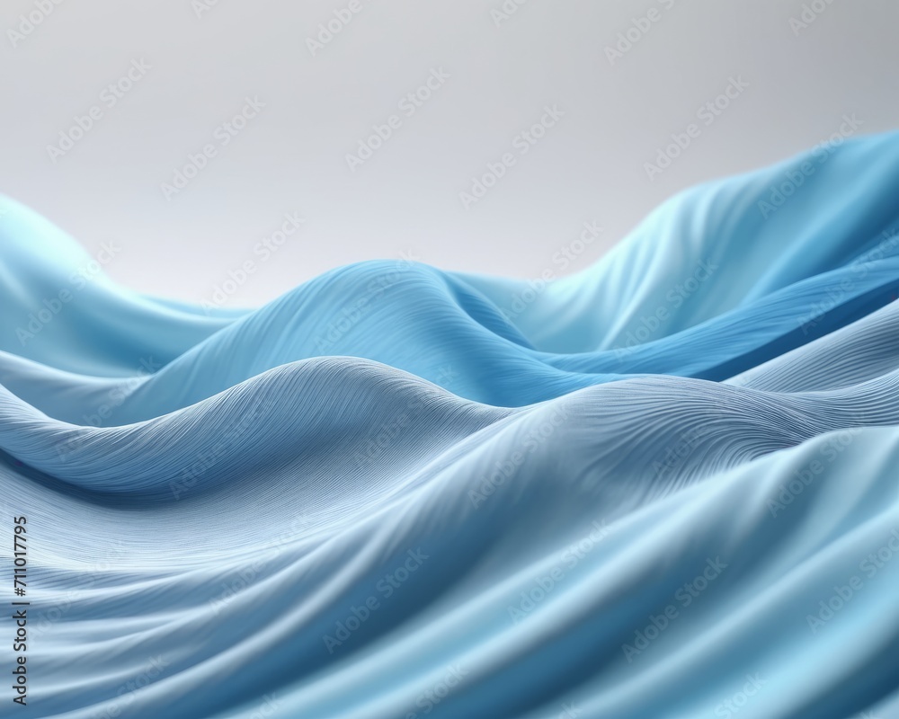 Obraz premium Elegant Fabric Waves Texture