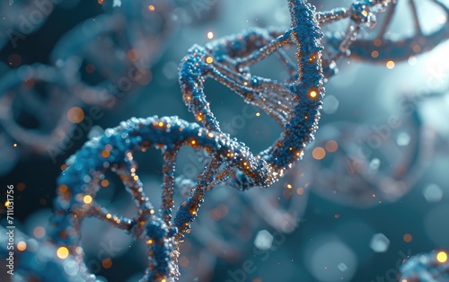 DNA chromosome gene spiral